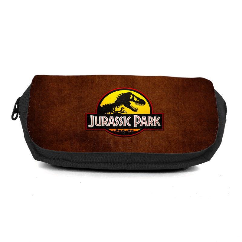 Пенал школьный Парк Юрского Периода 0011 Jurasic Park JRP-0011 Черный (1480995335)