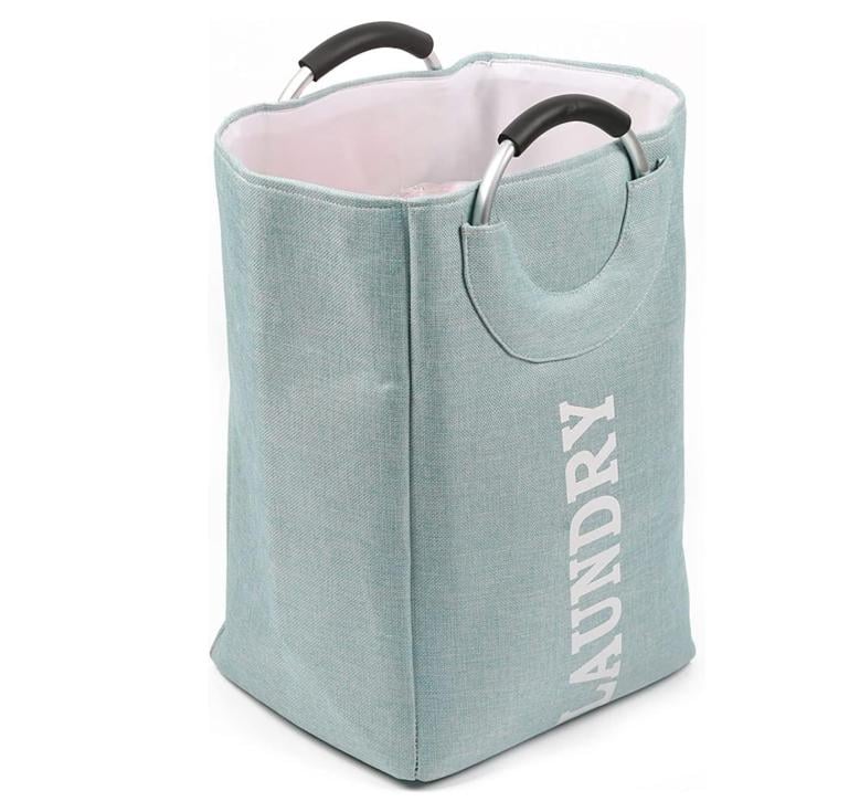 Органайзер-мешок для белья и вещей с металлическими ручками 30х27х50 см Голубой (ОДМ-121-5)