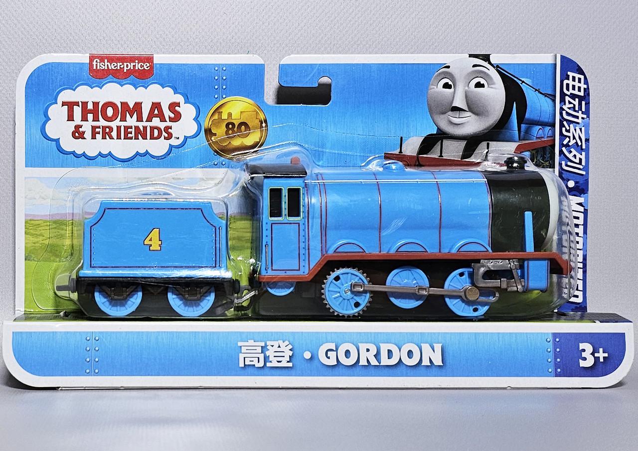 Поезд классический моторизированный Thomas & Friends Fisher-Price Гордон из юбилейной серии к 80-летию