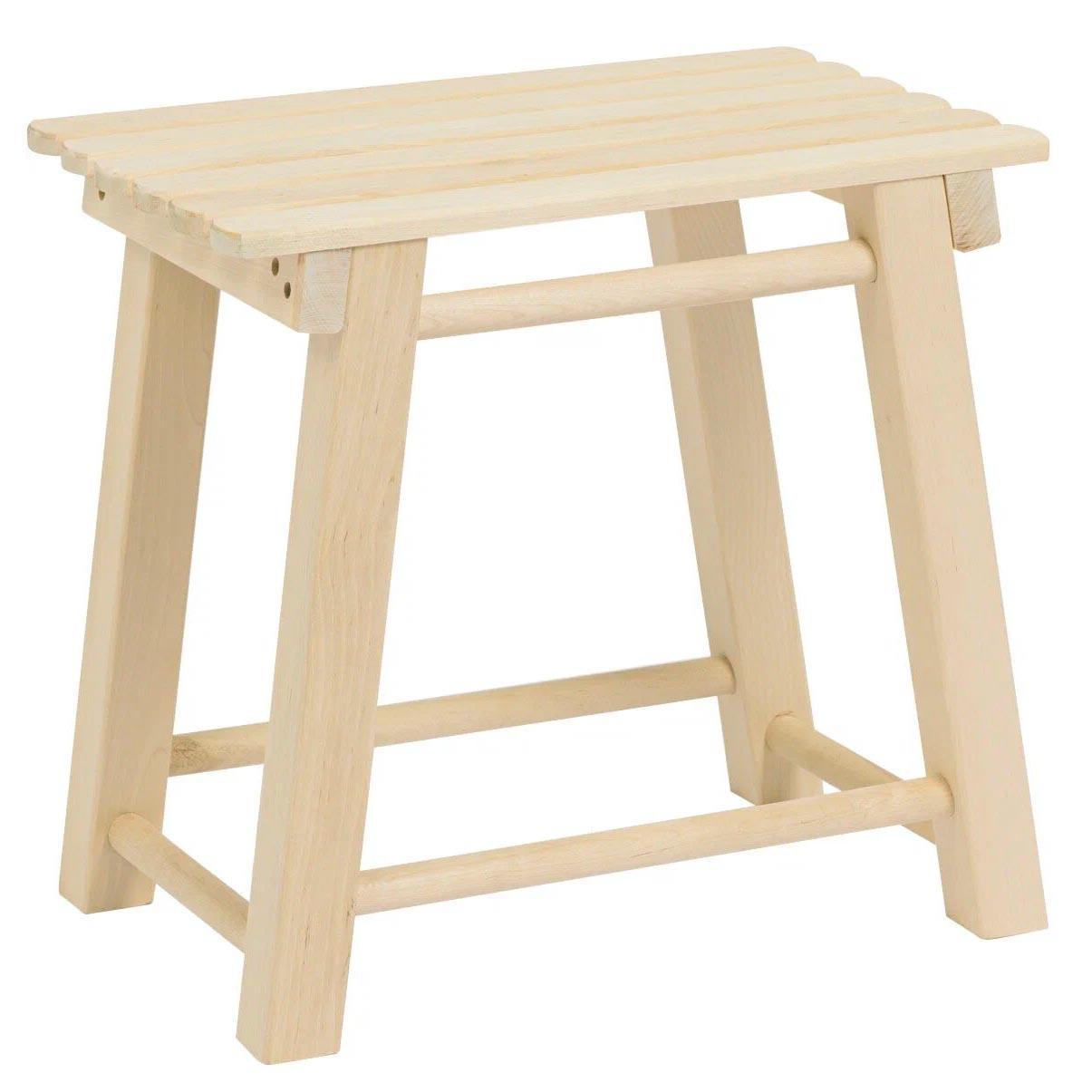 Табурет для ванной из дерева Ненаро Бланже (ТВН-001701)