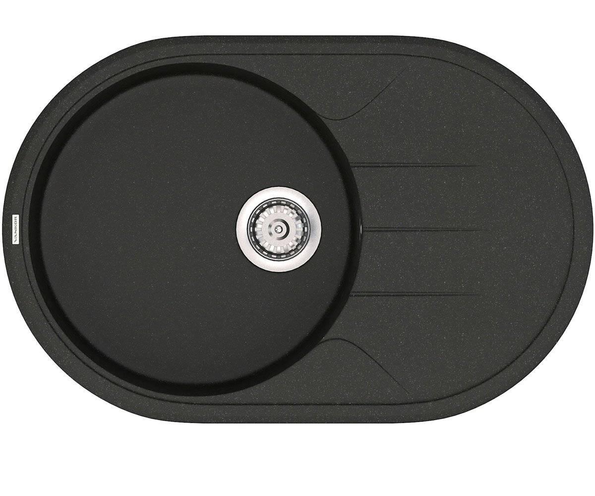 Мойка для кухни Ванкор Sity SMO круглая Черный (636)