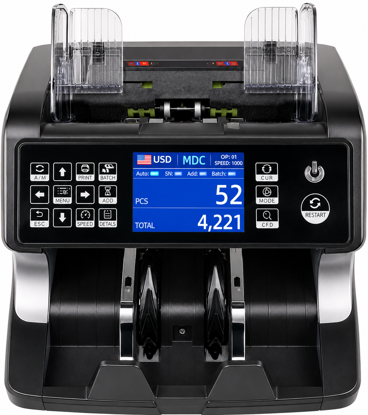 Лічильник банкнот Hitech BC 100PLUS MIX