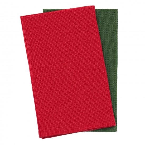 Набор полотенец подарочный Ardesto Christmas Santa 2 шт. х 38х63 см (ART3863HSB) - фото 2 Набор полотенец подарочный Ardesto Christmas Santa 2 шт. х 38х63 см (ART3863HSB) - фото 2