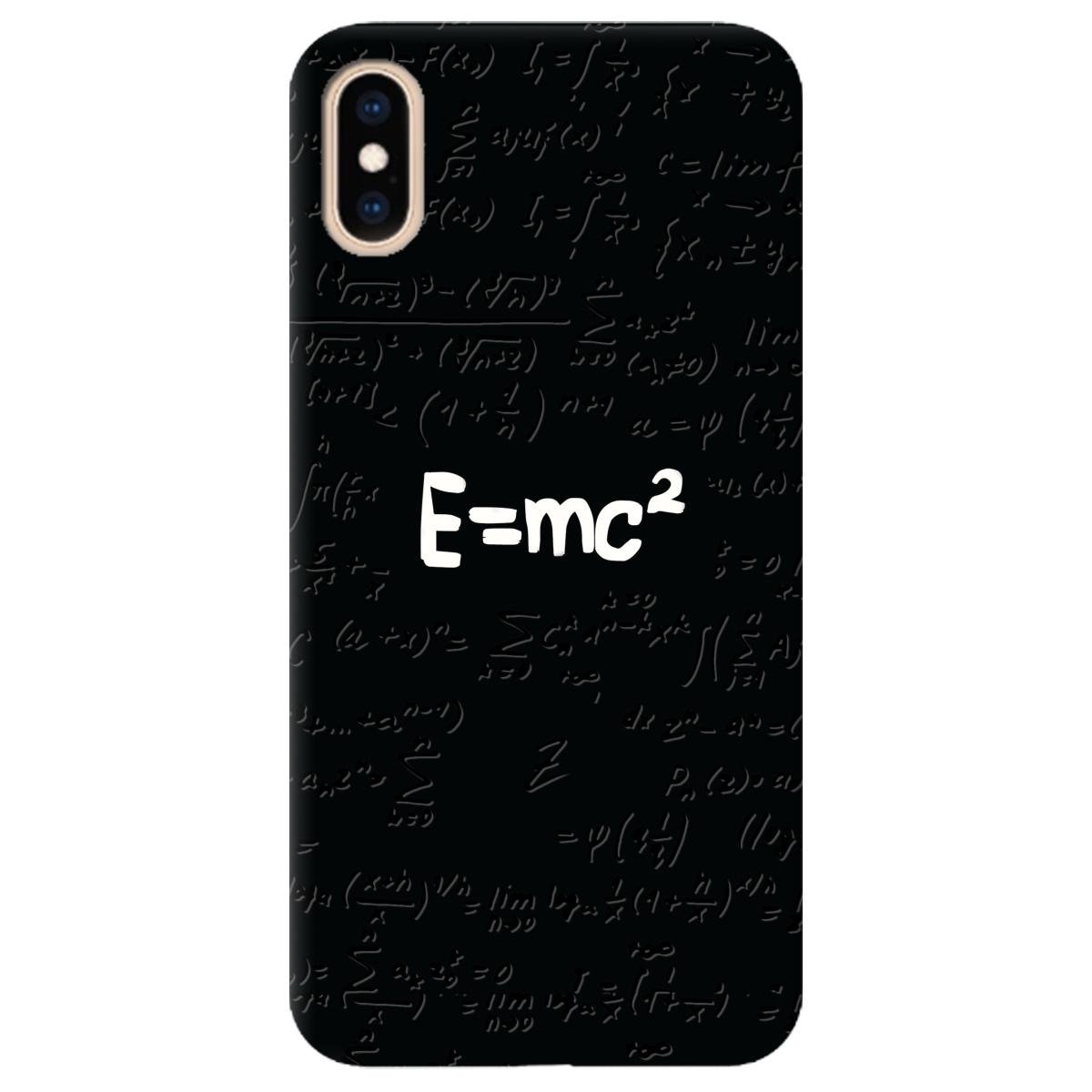 Силиконовый чехол Zorrov для Apple iPhone XS - Einstein (11210040206052057)