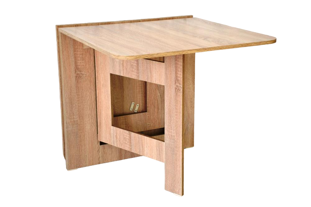 Стол-трансформер обеденный Неман Слим ламинированный ДСП 77х10/140/х75 см Дуб сонома (40327)