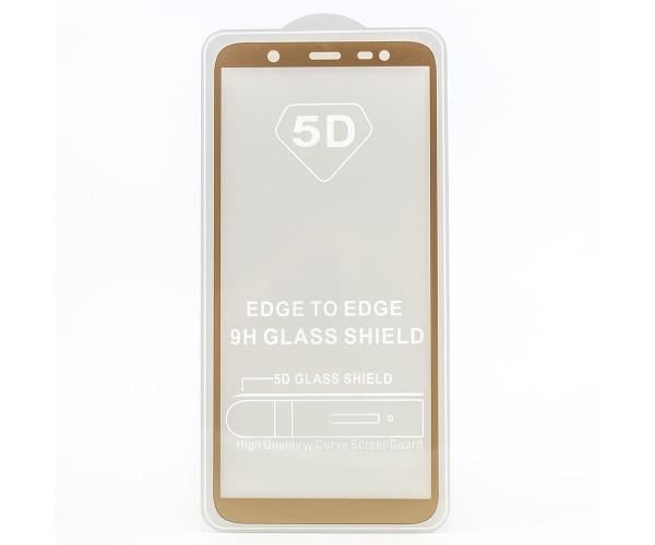 Защитное стекло Full Screen Full Glue 5D Tempered Glass для Samsung Galaxy J8 2018 Белый