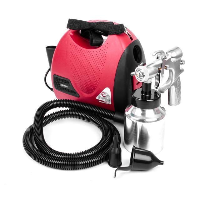 Краскопульт Intertool dt-5060 HVLP електричний форсунка 1,8 мм бачок 1 л 0,14-0,70 бар 450-550 мл/хв 600 Вт