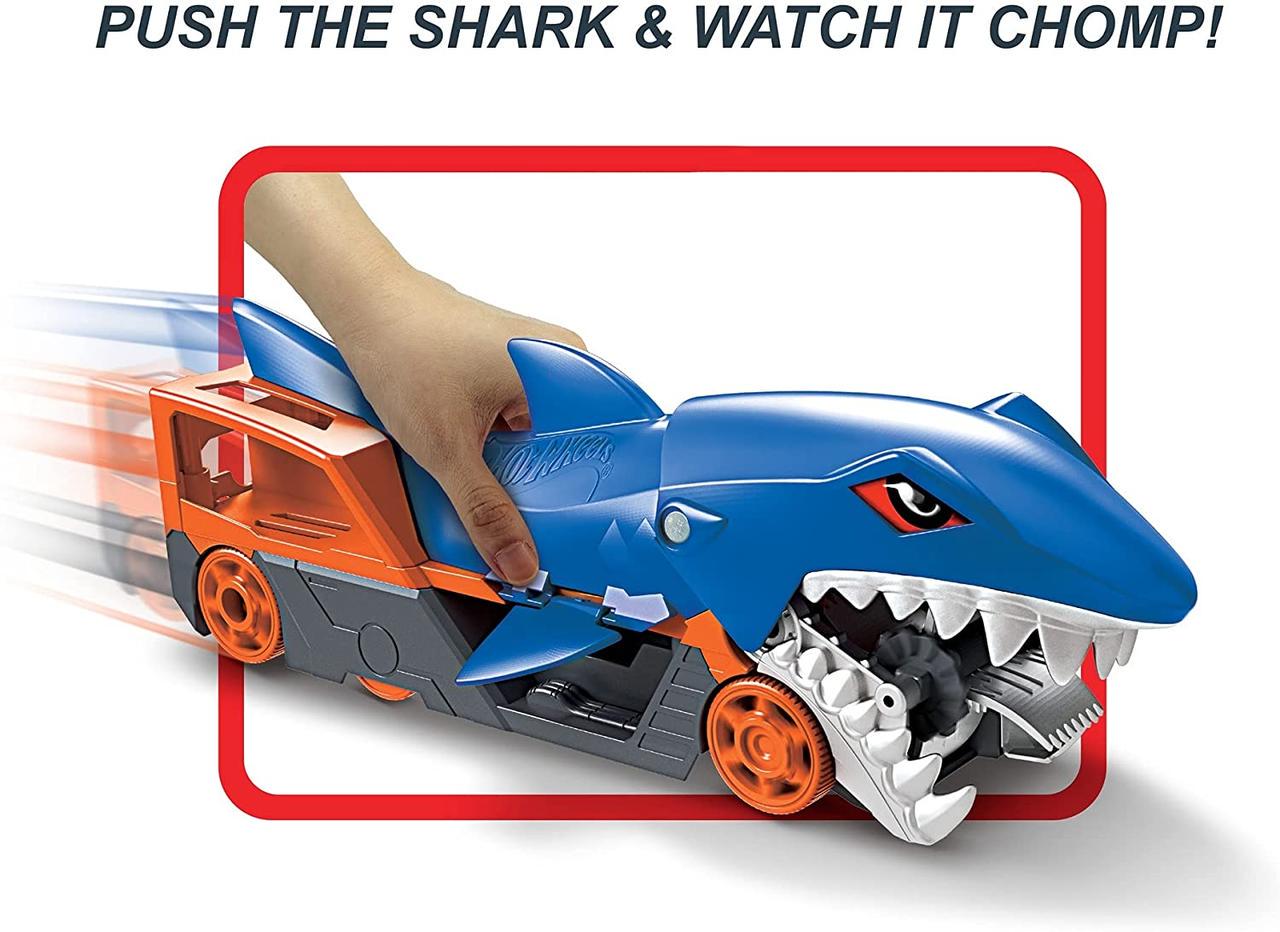 Набор игровой Hot Wheels Shark Chomp Transporter (GVG36) - фото 8