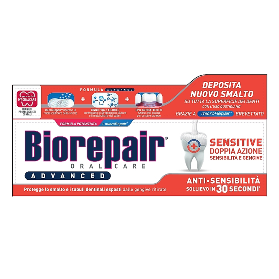 Зубна паста Biorepair для чутливих зубів Sensitive 75 мл