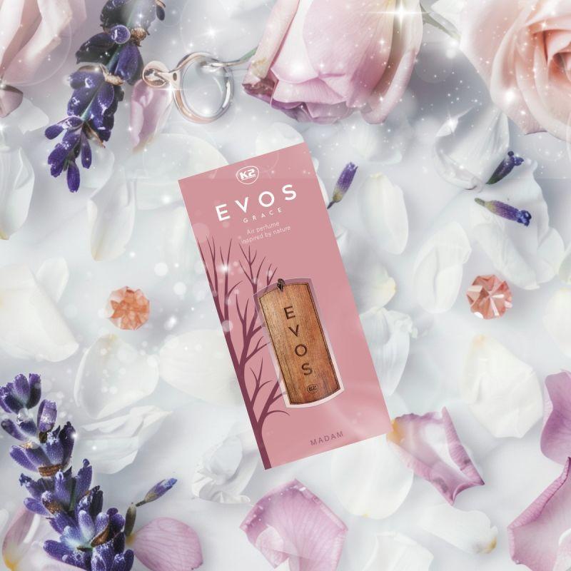 Ароматизатор для салона авто К2 Evos Grace Madam женский аромат 4 г сухой - фото 4 Ароматизатор для салона авто К2 Evos Grace Madam женский аромат 4 г сухой - фото 4