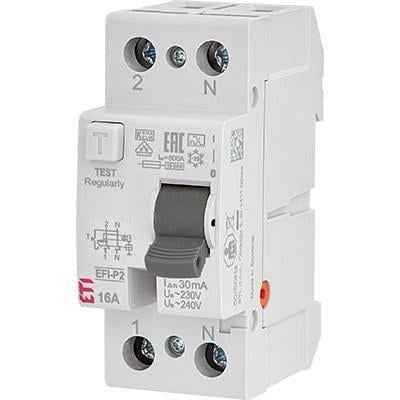 Дифреле ETI EFI6-P2 25А 30 мА 2P тип A 6 кА (2061261)