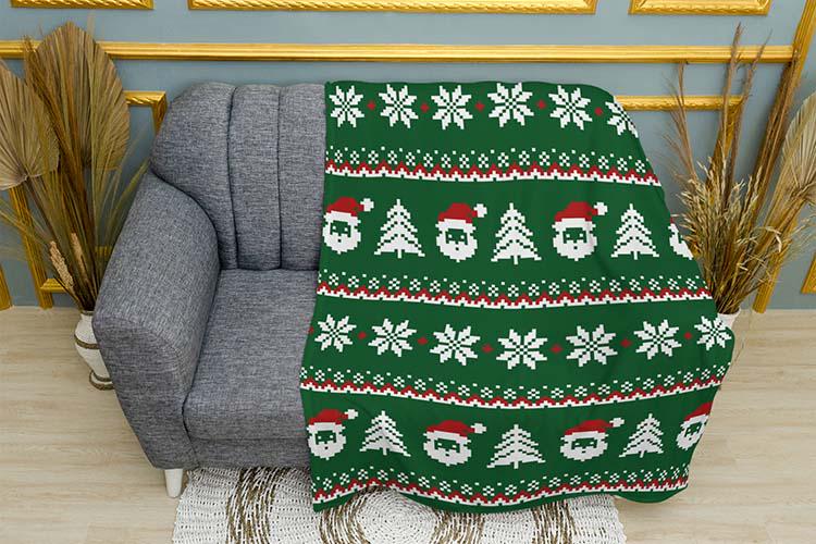 Плед плюшевый Зимняя сказка однослойный 150х210 см Зеленый (114529-5) Плед плюшевый Зимняя сказка однослойный 150х210 см Зеленый (114529-5)