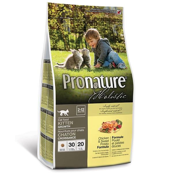 Корм сухой для котят Pronature Holistic Kitten Chicken&Sweet Potato 2,72 кг (24390161)