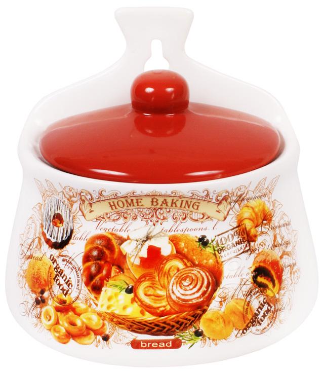 Банка для сыпучих продуктов Home Baking 350 мл настенная (QF934-BR)