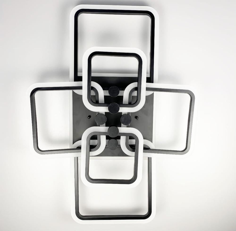 Люстра светодиодная LED на 6 рожков (A 2503/2+2+2 BK)