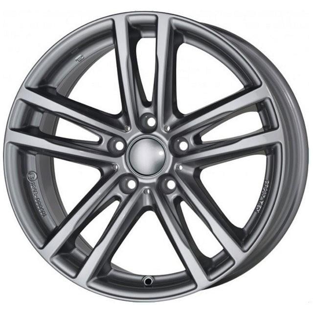 Литые диски Rial X10 7,5x17 5x112 ET30 DIA66,5 Metal grey