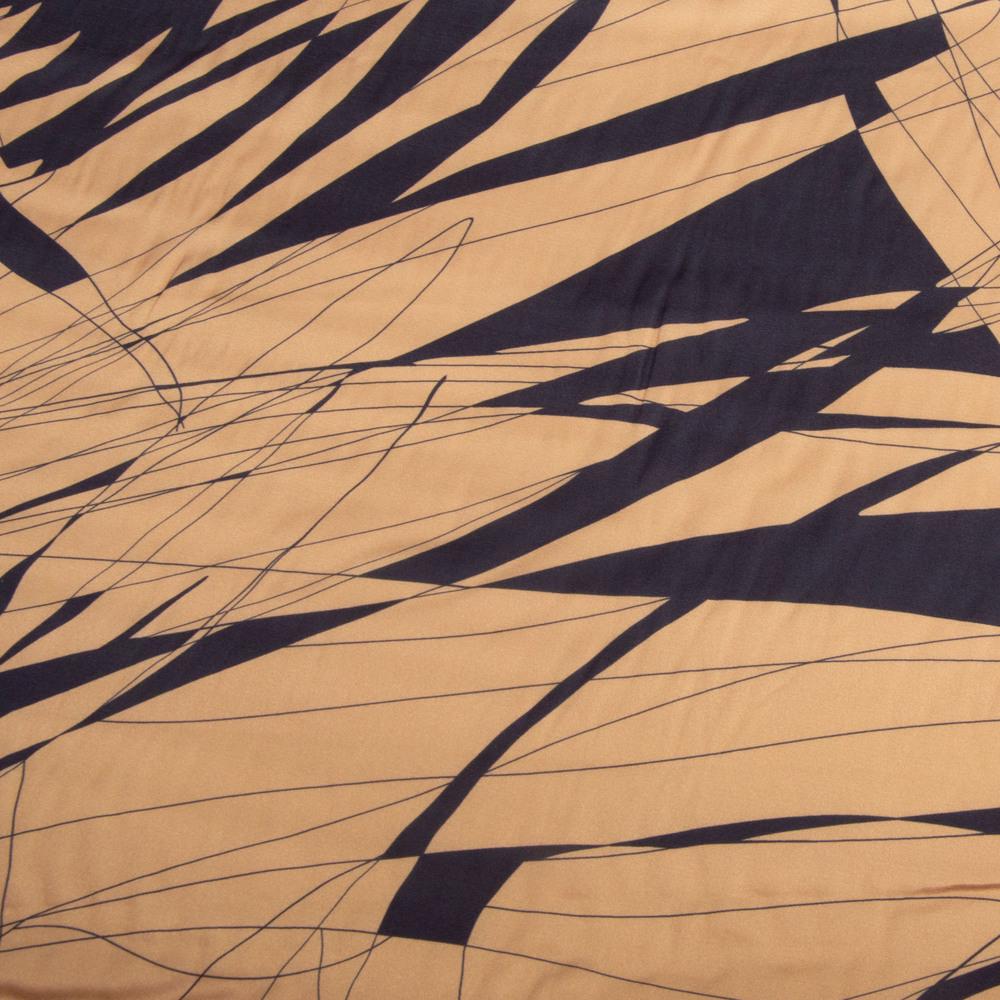 Ткань платечная атлас шелк стрейч Грэмми 100 гр/м2 150 см Кемел (26473)