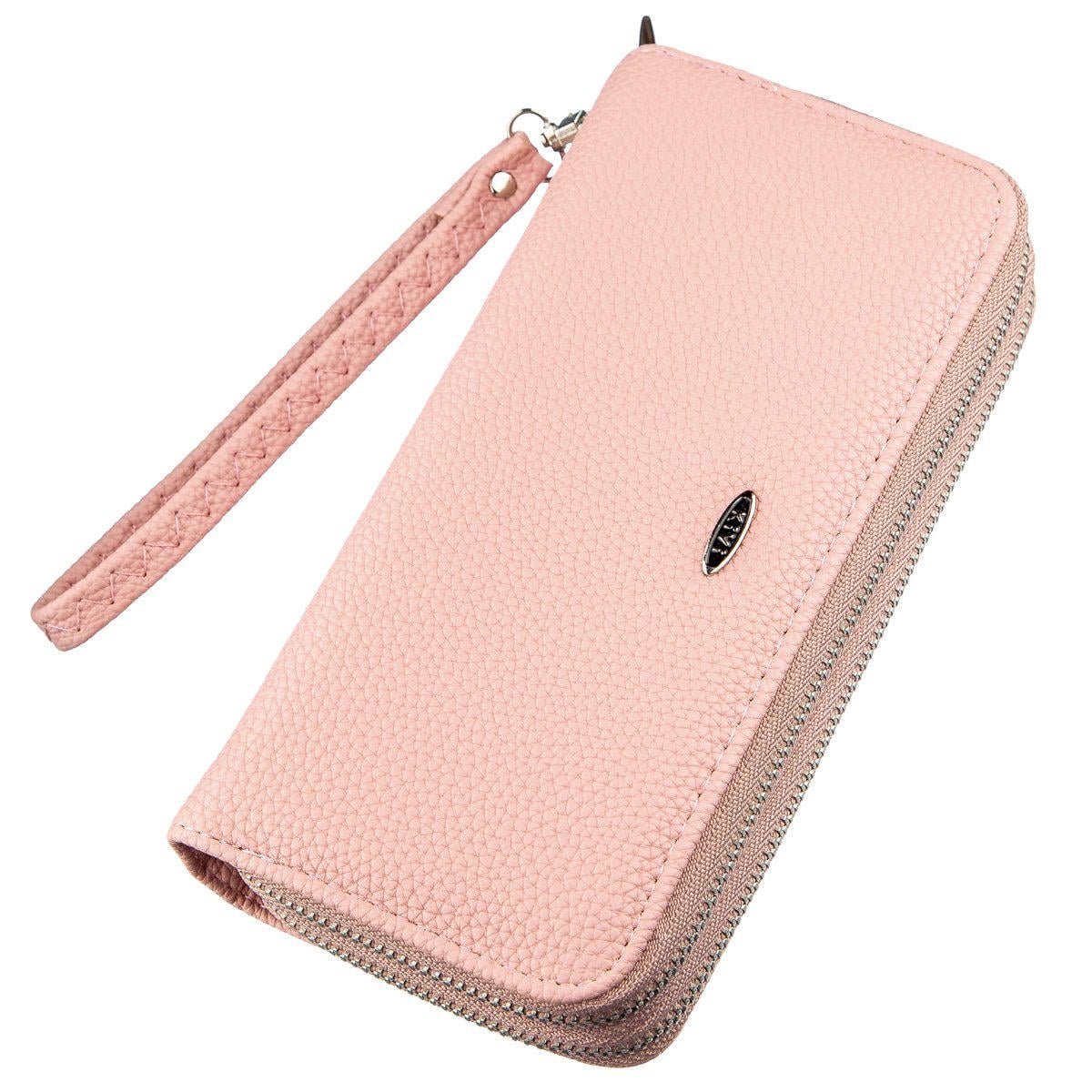 Кошелек женский Kivi-wallet 19048 кожа Розовый