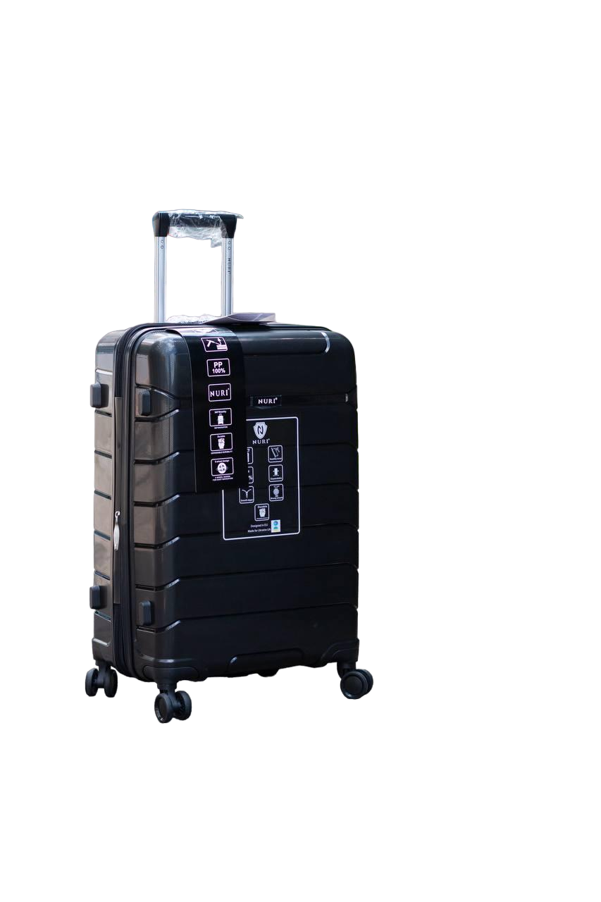 Чемодан пластиковый Nuri 1908 S Черный (11823599)