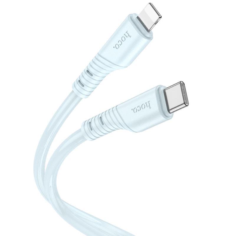 Дата кабель Hoco X97 Crystal color Type-C to Lightning 20W 1 м Light blue (00000066089_2)