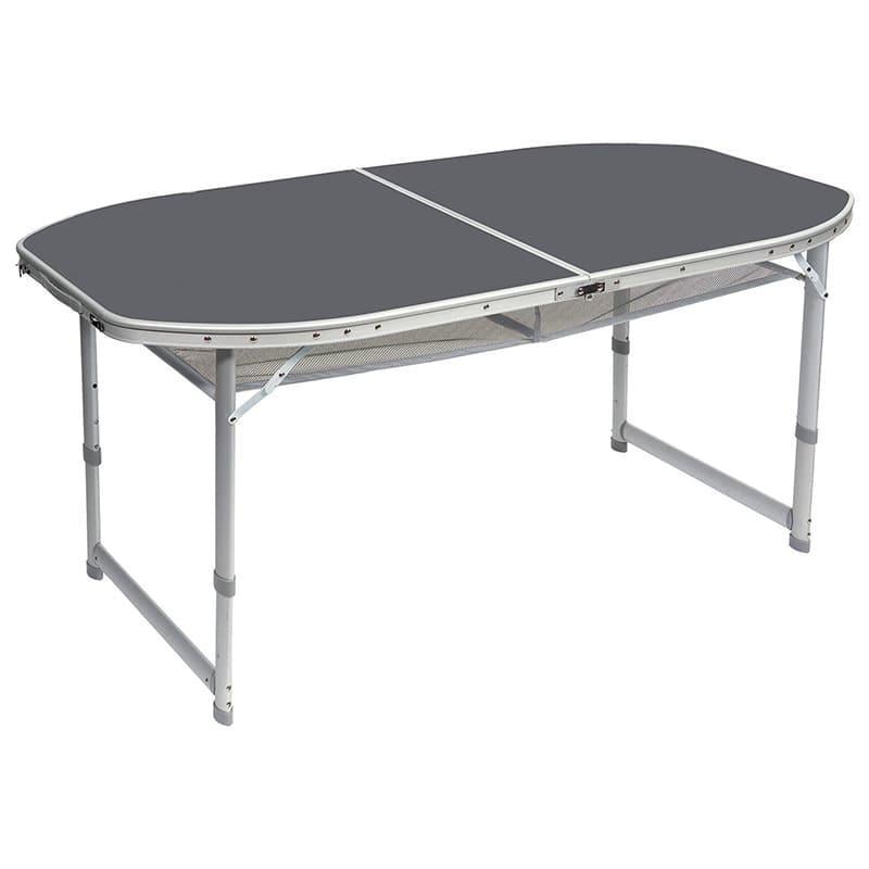 Туристический стол раскладной Bo-Camp Case Model Oval 150x80 см Grey (DAS303275)