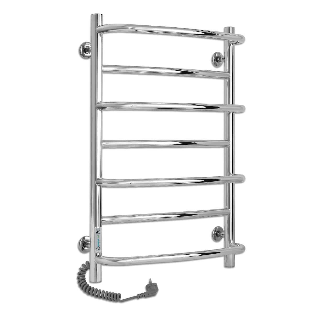 Полотенцесушитель электрический ERAFLYME mix 7L левый 400x700 см Хром