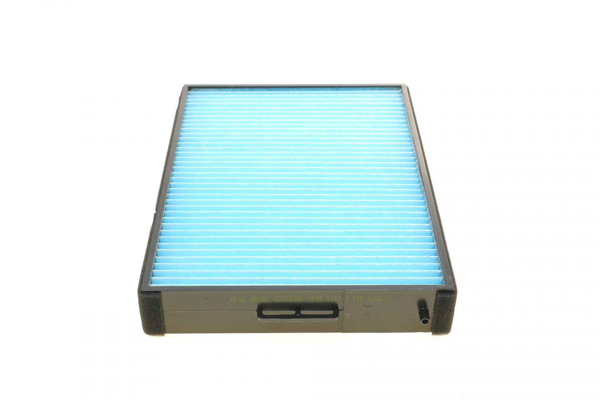 Фильтр салона BLUE PRINT для Hyundai Santa Fe/Sonata/Kia Sorento/Magentis 01- (ADG02501)