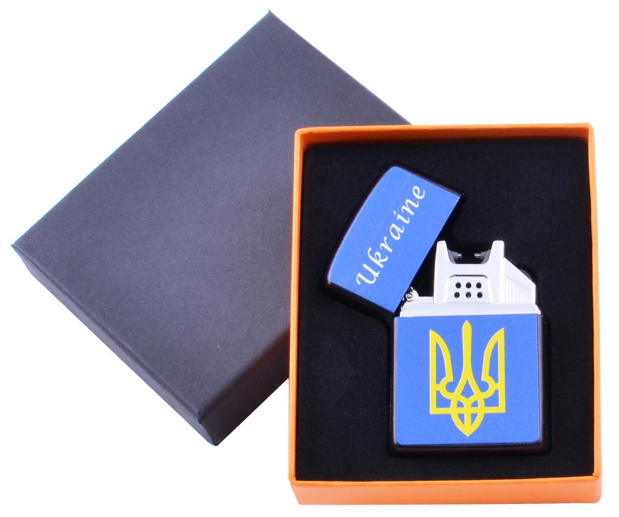 Зажигалка электроимпульсная "Україна" USB Type C (32162016)