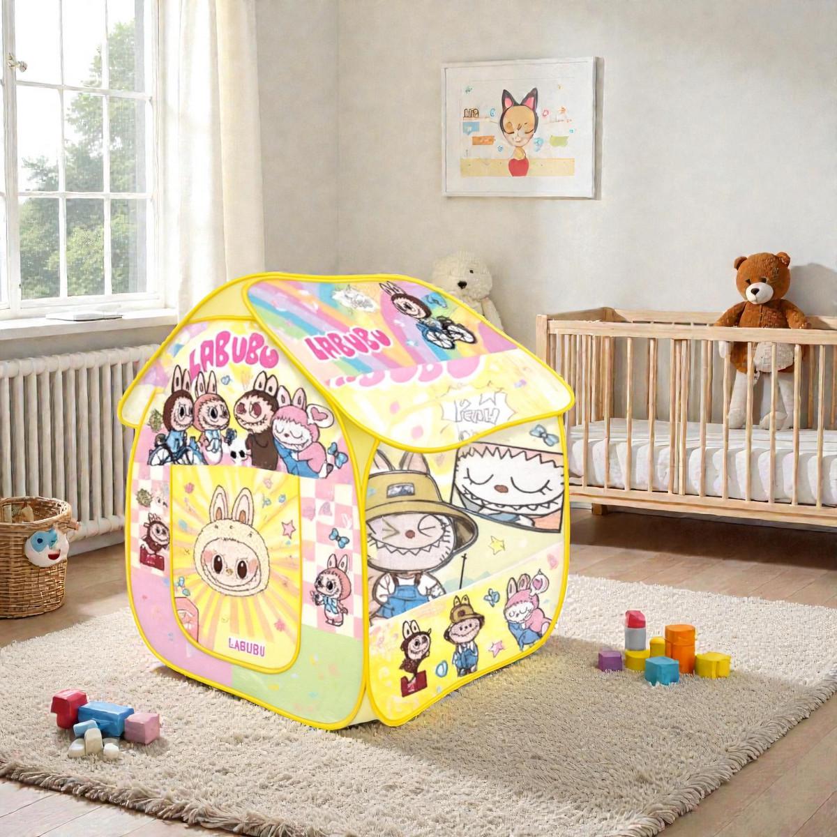 Детская палатка игровая Kid`s Tent Labubu 109х109х112 см (228-11)