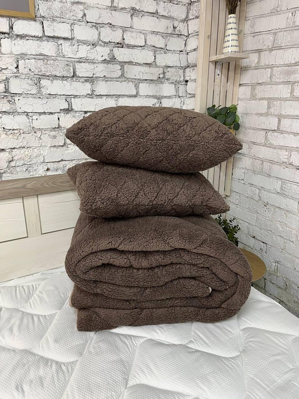 Ковдра хутряна полуторна 155х210 см Коричневий (22936476) - фото 7 Ковдра хутряна полуторна 155х210 см Коричневий (22936476) - фото 7