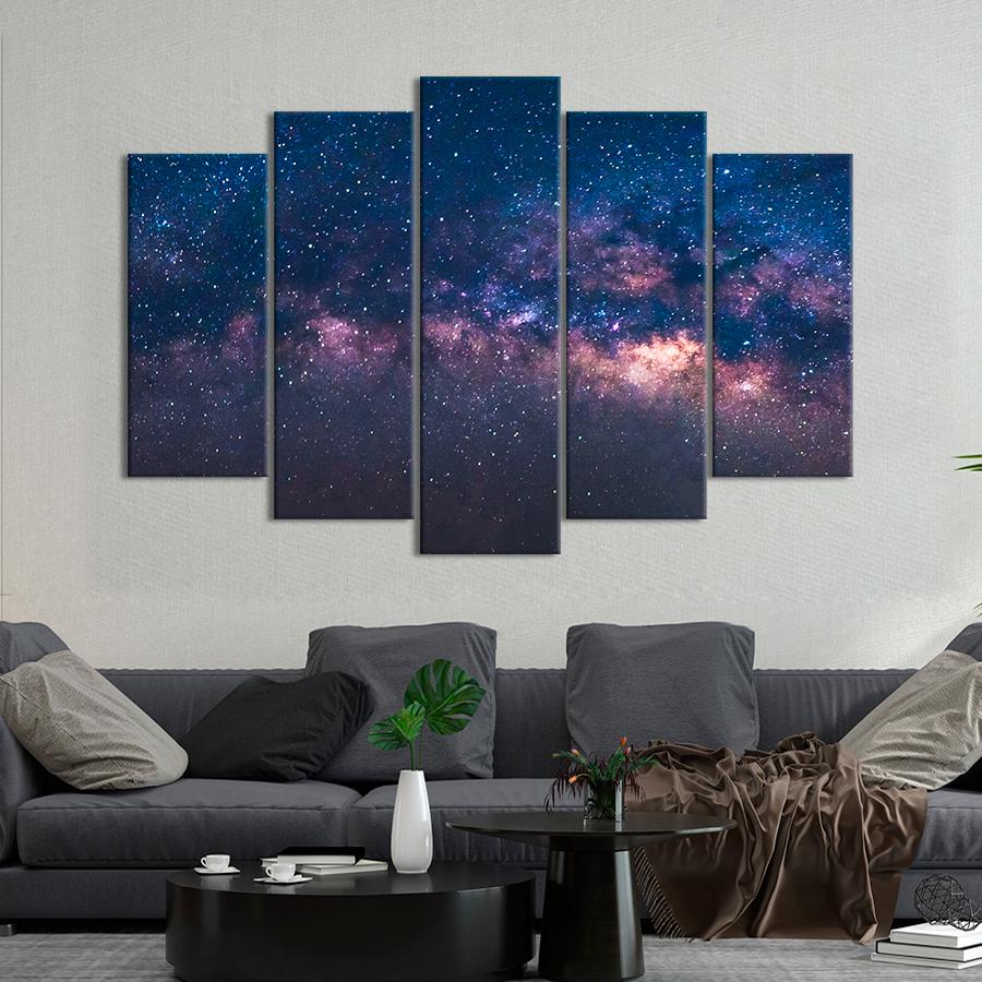 Картина на холсте Вид на яркую туманность в космосе 137x85 см (V215-5_L) Картина на холсте Вид на яркую туманность в космосе 137x85 см (V215-5_L)