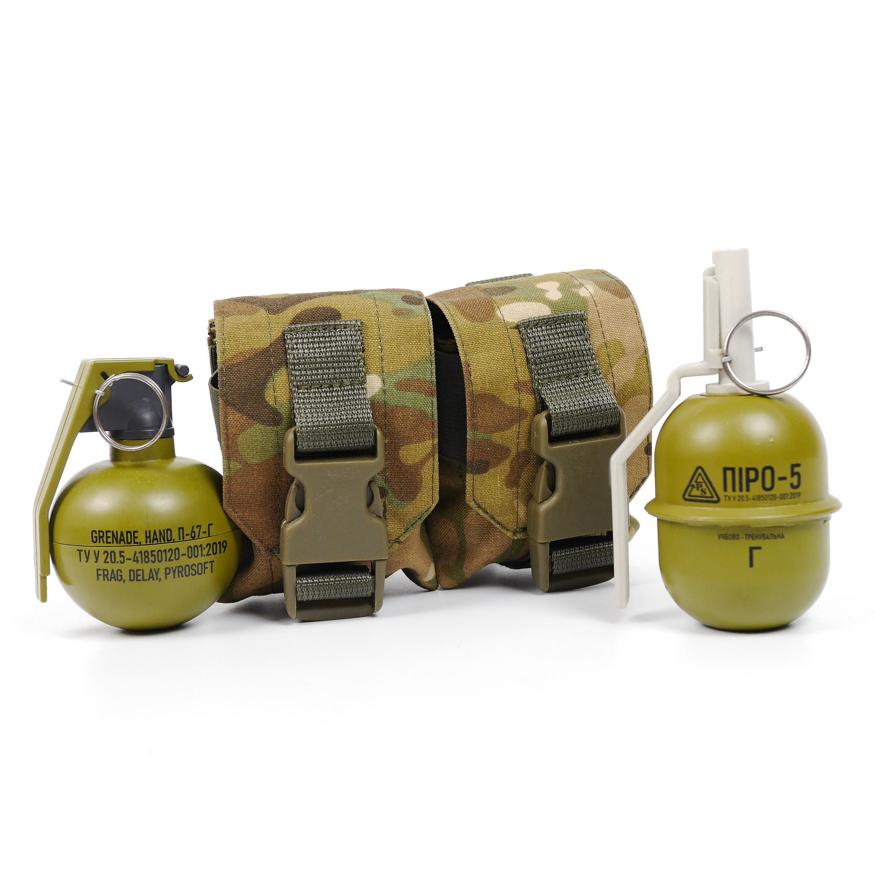 Подсумок Kiborg под 2 гранаты Мультикам (4048) - фото 2 Подсумок Kiborg под 2 гранаты Мультикам (4048) - фото 2