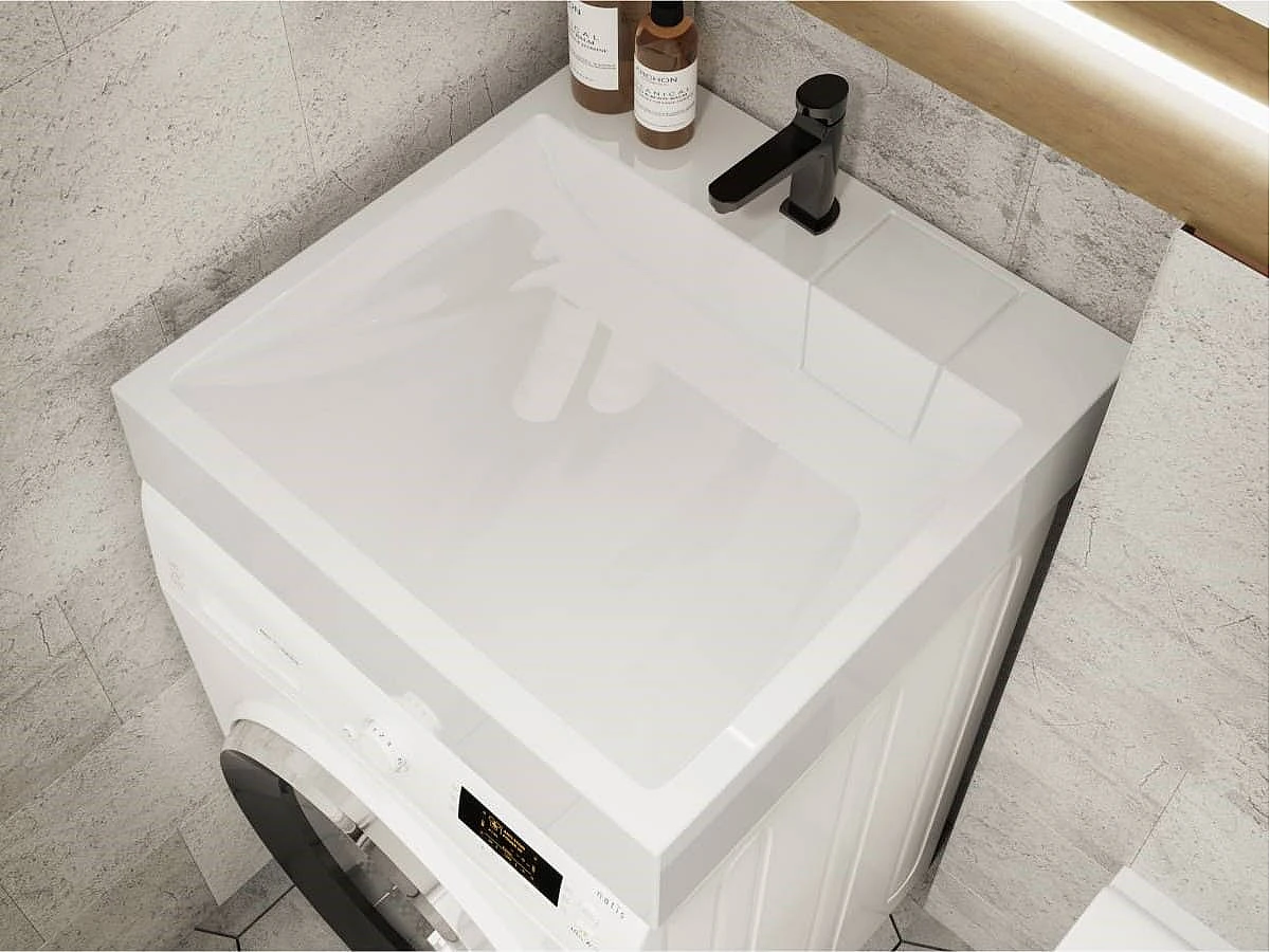 Умивальник на пральну машину Cersanit TALLINN 600С (0000248) - фото 5 Умивальник на пральну машину Cersanit TALLINN 600С (0000248) - фото 5