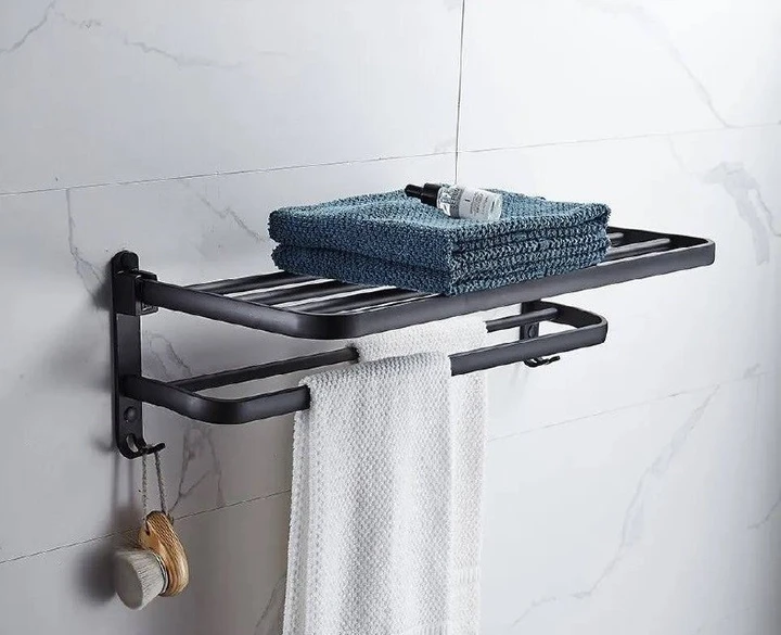 Полка для ванной с крючками для полотенец (AND-95-30-20PCS) - фото 3 Полка для ванной с крючками для полотенец (AND-95-30-20PCS) - фото 3