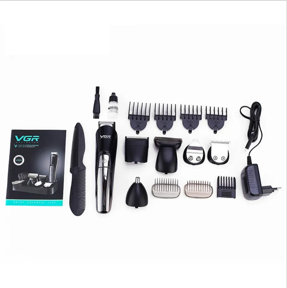 Машинка для стрижки волос VGR V-012 6в1 + для бритья + триммер для носа и ушей (1443) - фото 3 Машинка для стрижки волос VGR V-012 6в1 + для бритья + триммер для носа и ушей (1443) - фото 3