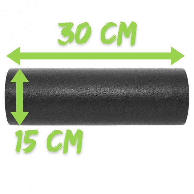 Набір для масажу та йоги PowerPlay PP 4095 EPP ролик 45х15 см/м'ячі 2 шт. Green/резика 5,5 кг (A-014545) - фото 8