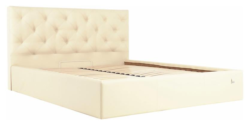 Кровать-подиум двуспальная BristolNew Design Standart экокожа 160х190 см Бежевый