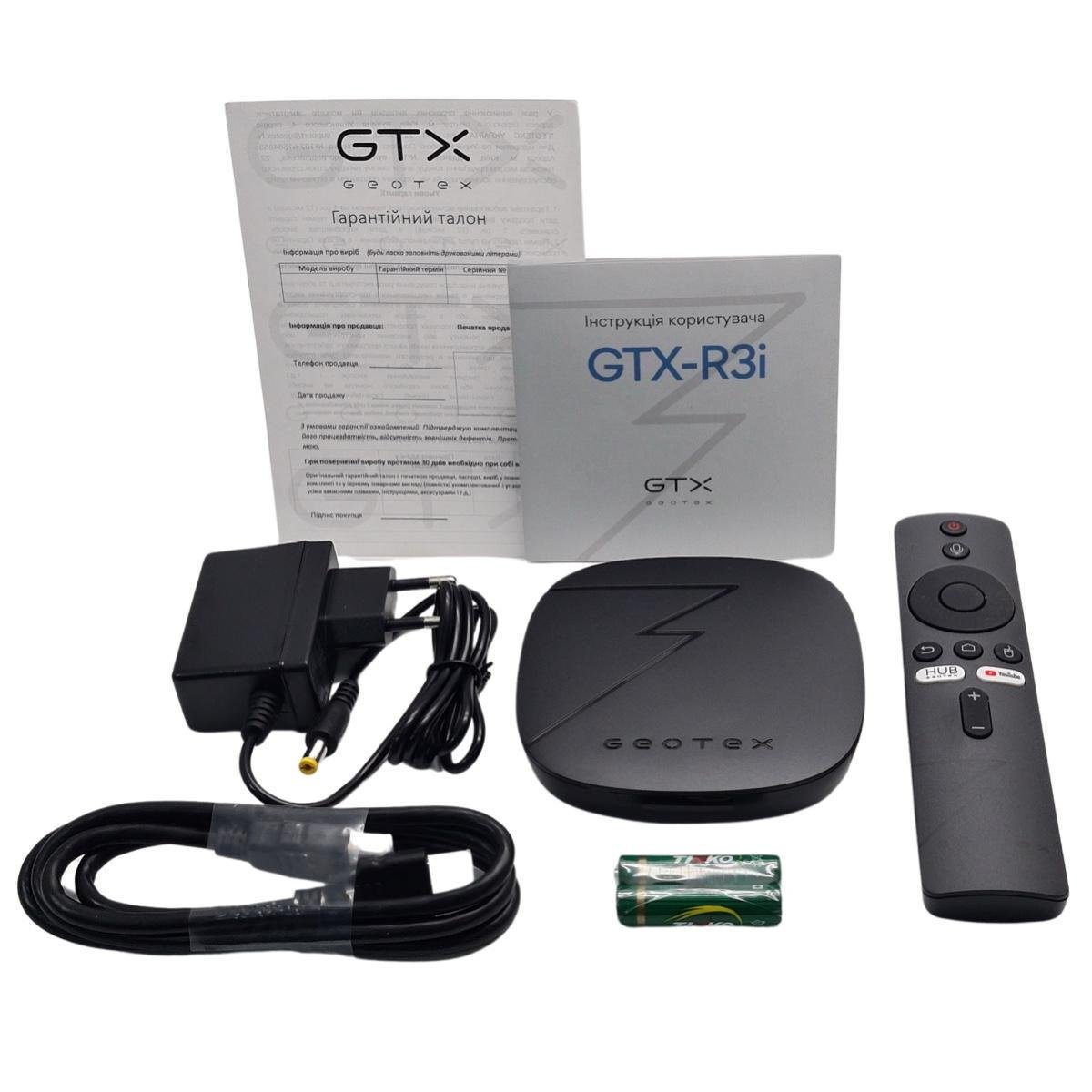 Медіаплеєр смарт HD Geotex GTX-R3i 2/16Gb Android11 TVbox 4K Ultra HD та HDR10+ Wi-Fi dual Ethernet с Bluetooth 5.0 Black (170402) - фото 10