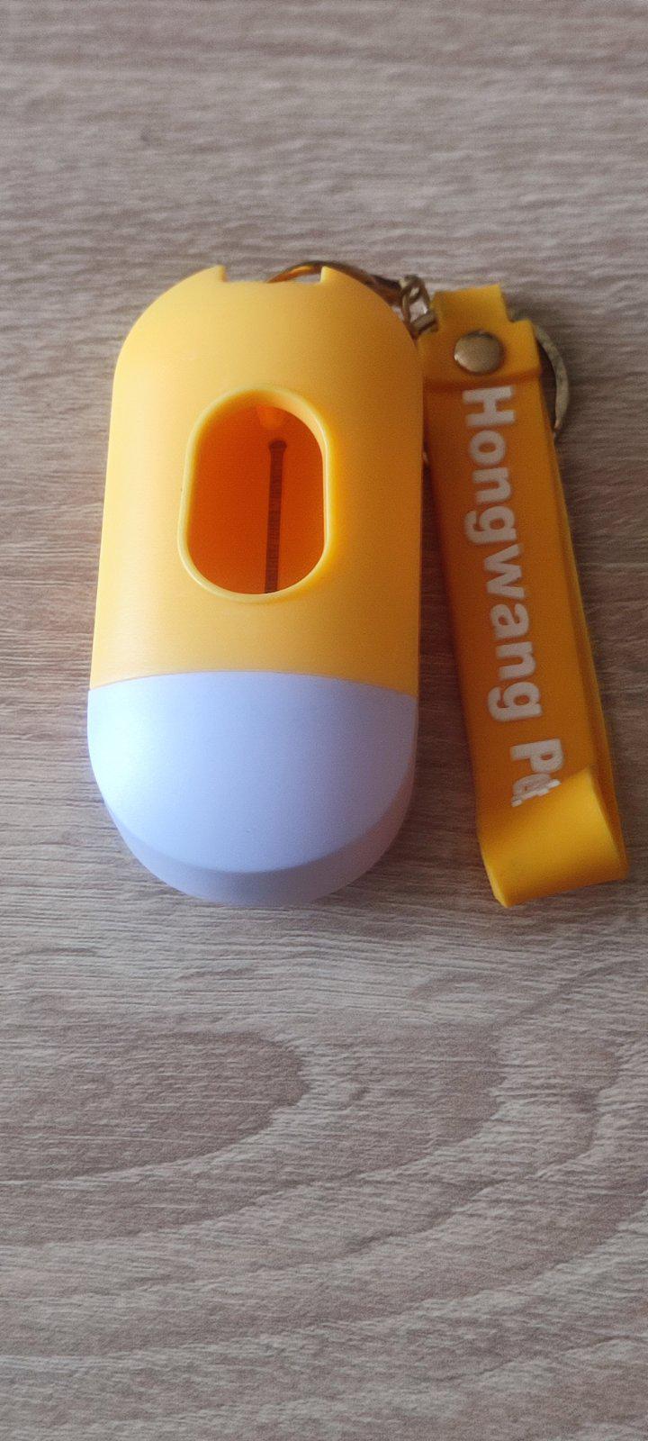 Контейнер диспенсер для уборки за животными Желтый - фото 4