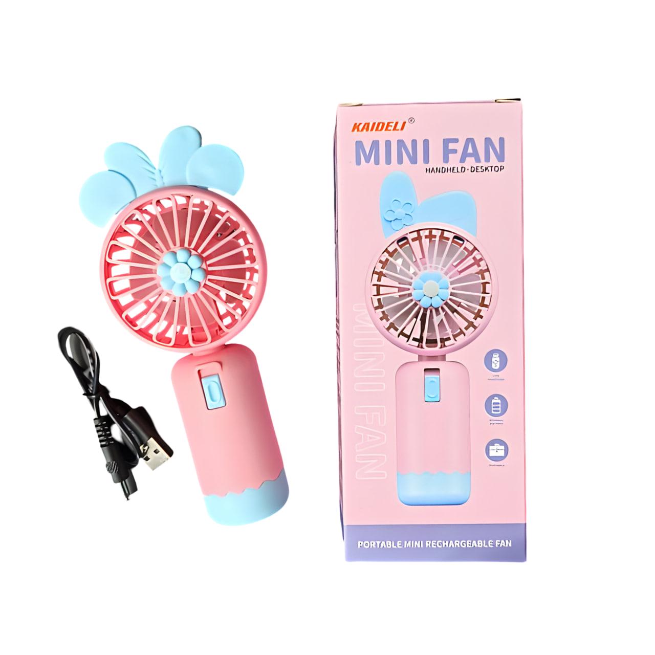 Дитячий вентилятор із вушками Рожевий (JQK21) - фото 3 Дитячий вентилятор із вушками Рожевий (JQK21) - фото 3