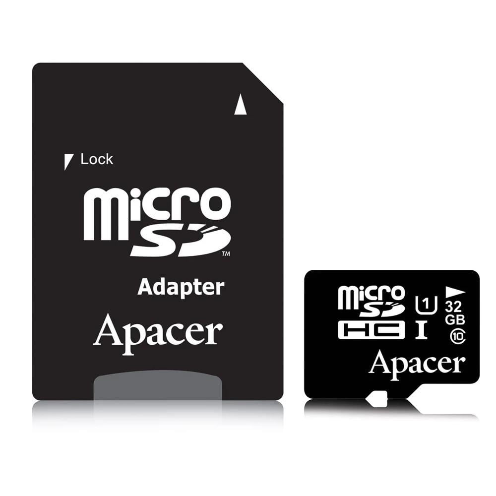 Карта памяти Apacer microSDHC UHS-I 32GB R100 V10 A1+адаптер (2553861521)