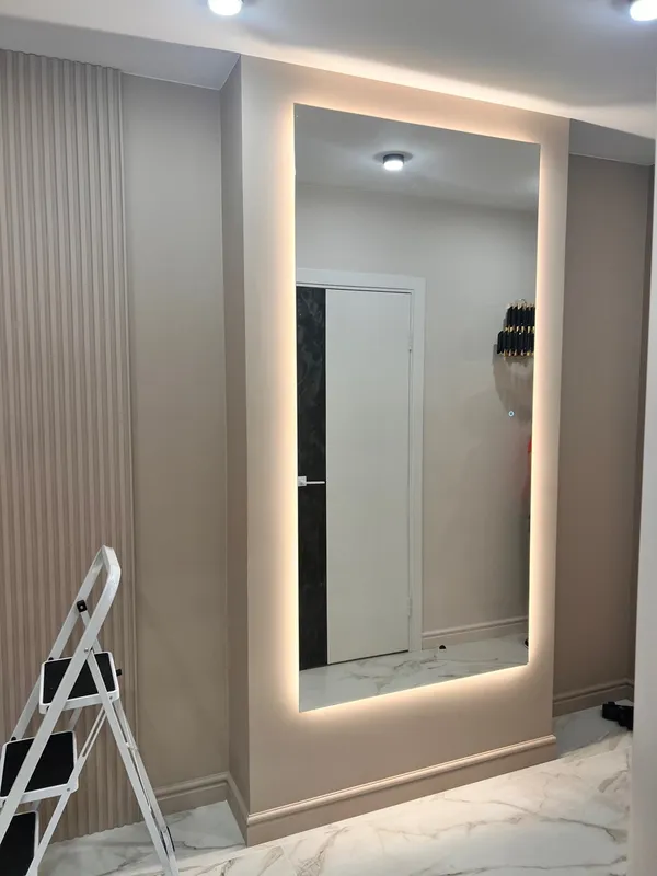 Дзеркало з фоновою підсвіткою прямокутне настінне 190х80 см (26643255) - фото 5 Дзеркало з фоновою підсвіткою прямокутне настінне 190х80 см (26643255) - фото 5