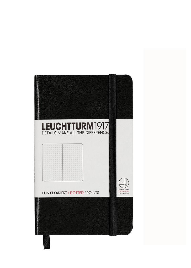 Блокнот Leuchtturm1917 карманная точка Черный (333915)