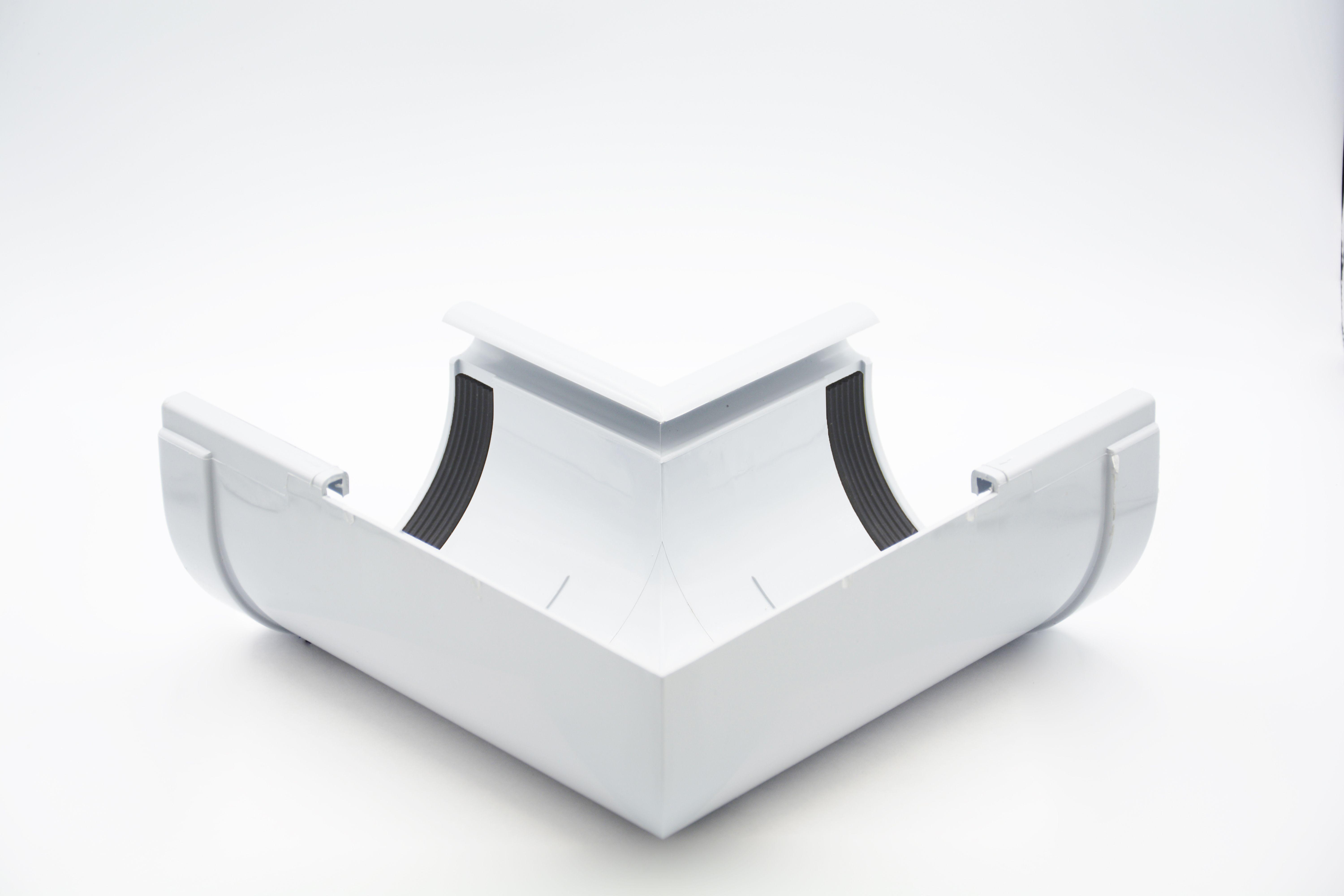 Кут ринви внутрішній RAINWAY 90° D 90 мм RAL 7040 Сірий (10.090.10.005.RW) Кут ринви внутрішній RAINWAY 90° D 90 мм RAL 7040 Сірий (10.090.10.005.RW)