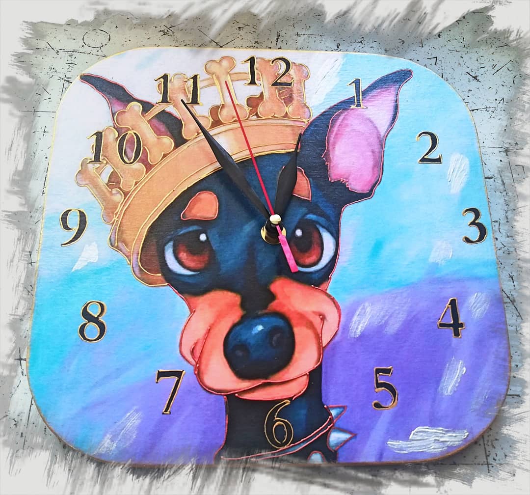 Часы настенные интерьерные Okl Gifts 25х25 см 246