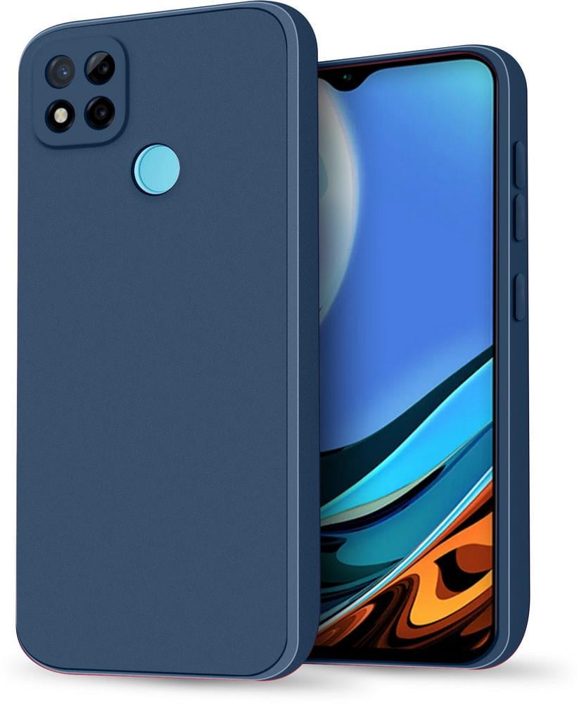 Силиконовый чехол HardCorner Xiaomi Redmi 9C (с микрофиброй) Blue (34844-28)