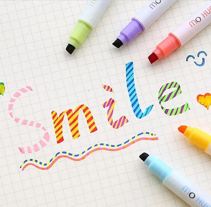 Набір маркерів текстовиділячів двосторонніх Josef Otten 12 кольорів - фото 4 Набір маркерів текстовиділячів двосторонніх Josef Otten 12 кольорів - фото 4