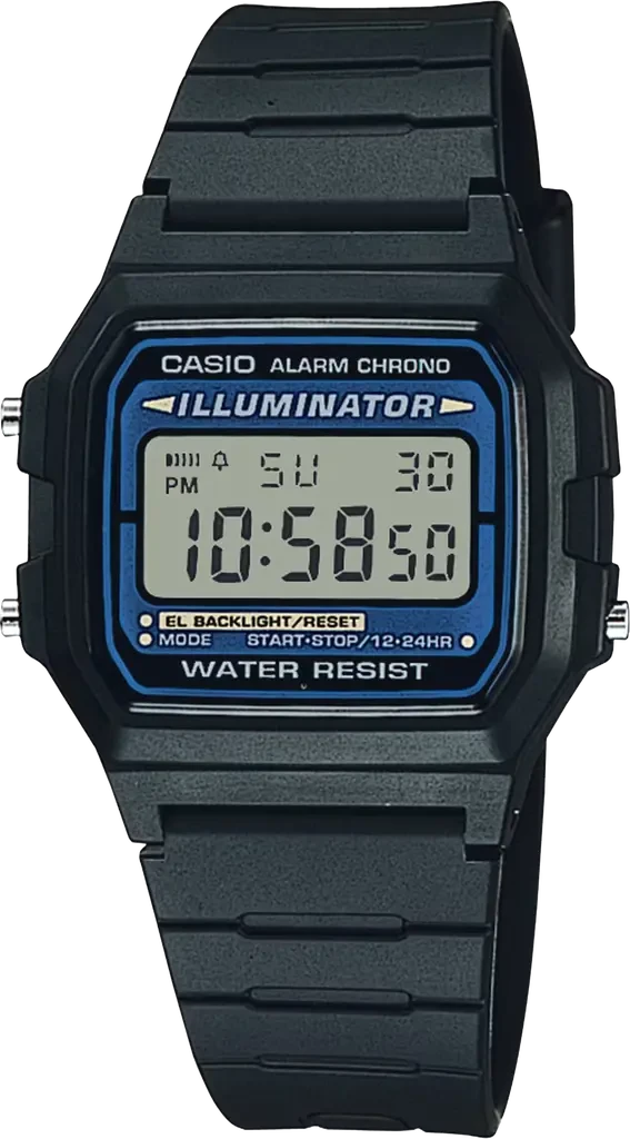 Наручные часы мужские Casio Timeless Collection F-105W-1AWYEF с подсветкой (3146350085)