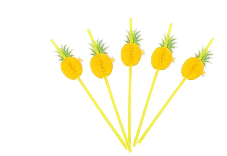 Трубочки коктейльні Ананас 10 шт. 245 мм Жовтий (618001) - фото 3 Трубочки коктейльні Ананас 10 шт. 245 мм Жовтий (618001) - фото 3
