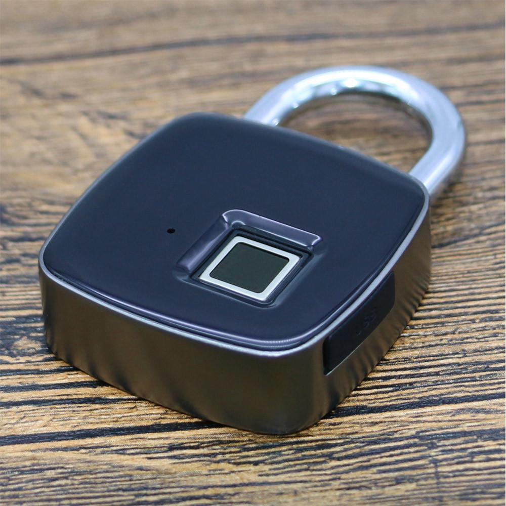 Замок навесной со сканером отпечатка пальца IP 65 и USB зарядкой (0eee9626) - фото 5